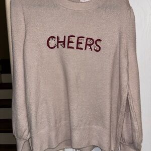 LC Lauren Conrad (brand) - Women's Beige 'Cheers' Sweater